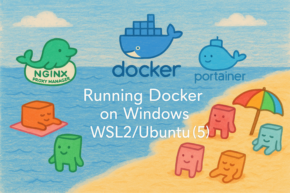 Running Docker on Windows WSL2/Ubuntu (Part 5) – Install Ghost with MySQL, Nginx, and phpMyAdmin