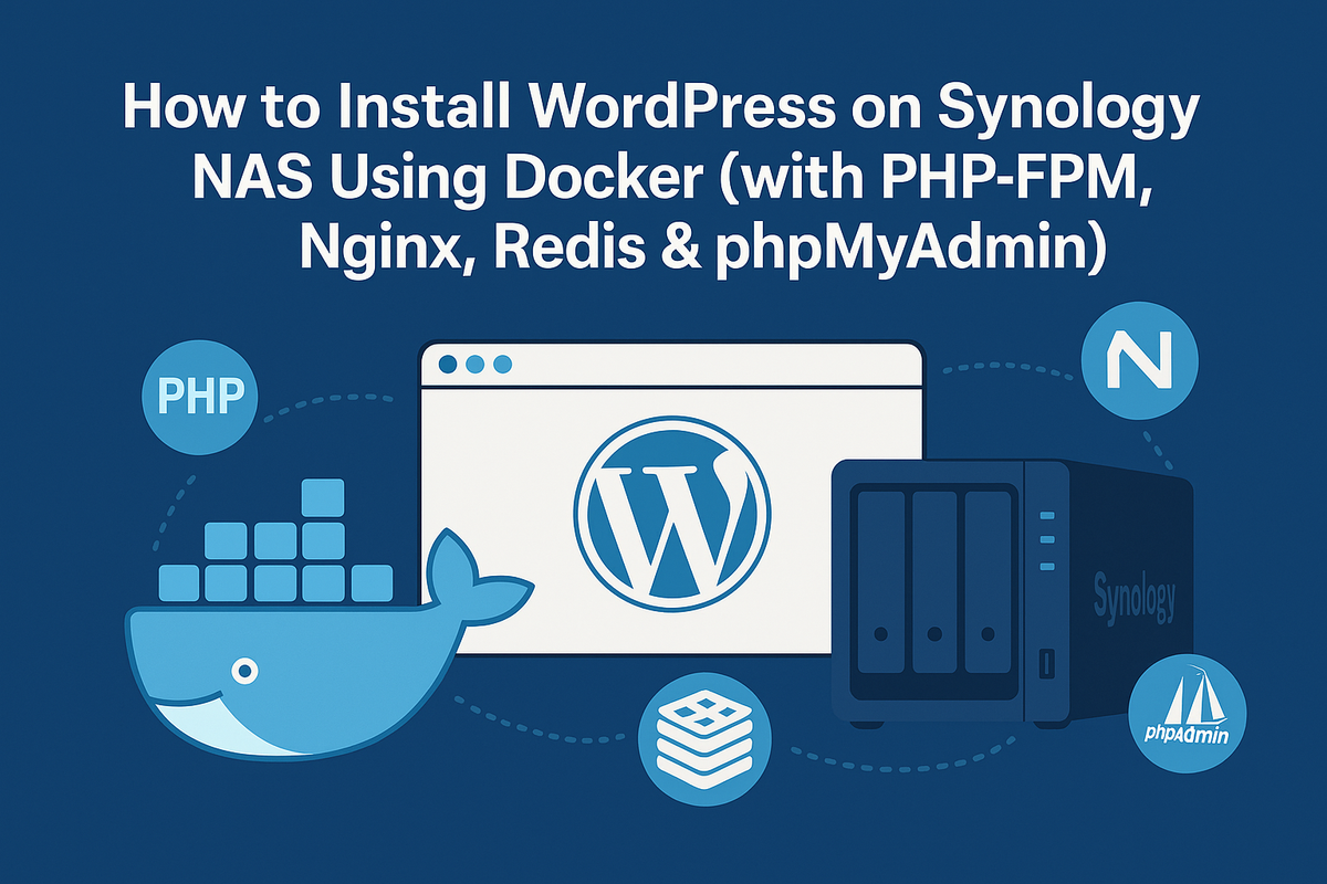 [Docker] WordPress on Synology NAS via Docker (Manual Installation)