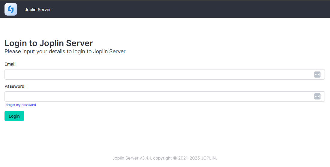 [Docker] Joplin Server on Synology NAS