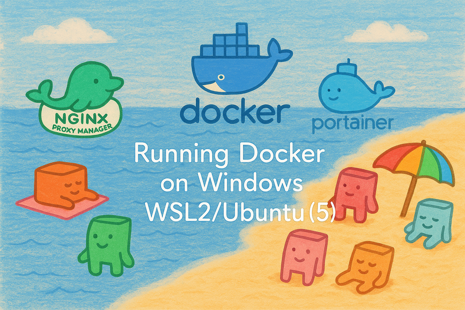 Running Docker on Windows WSL2/Ubuntu (Part 5) – Install Ghost with MySQL, Nginx, and phpMyAdmin